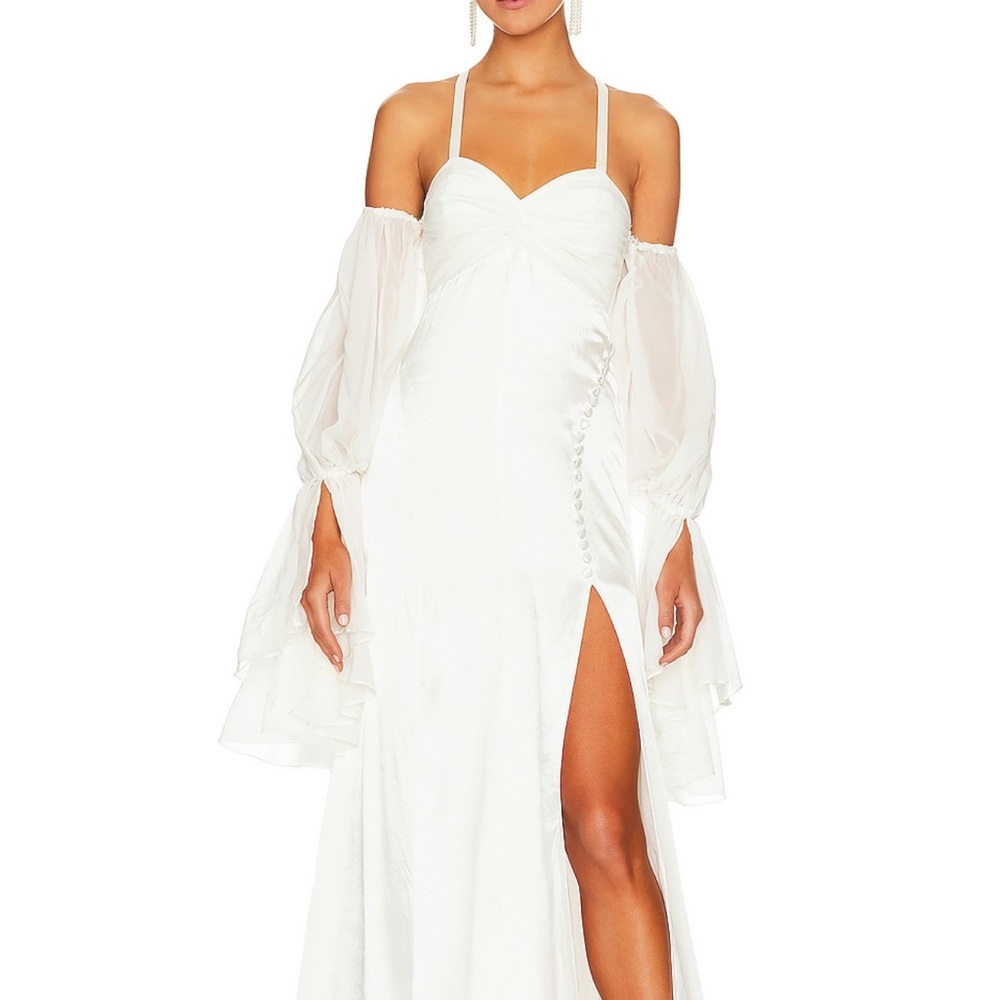 Esme Bridal Gown in White (M) For Love and Lemons